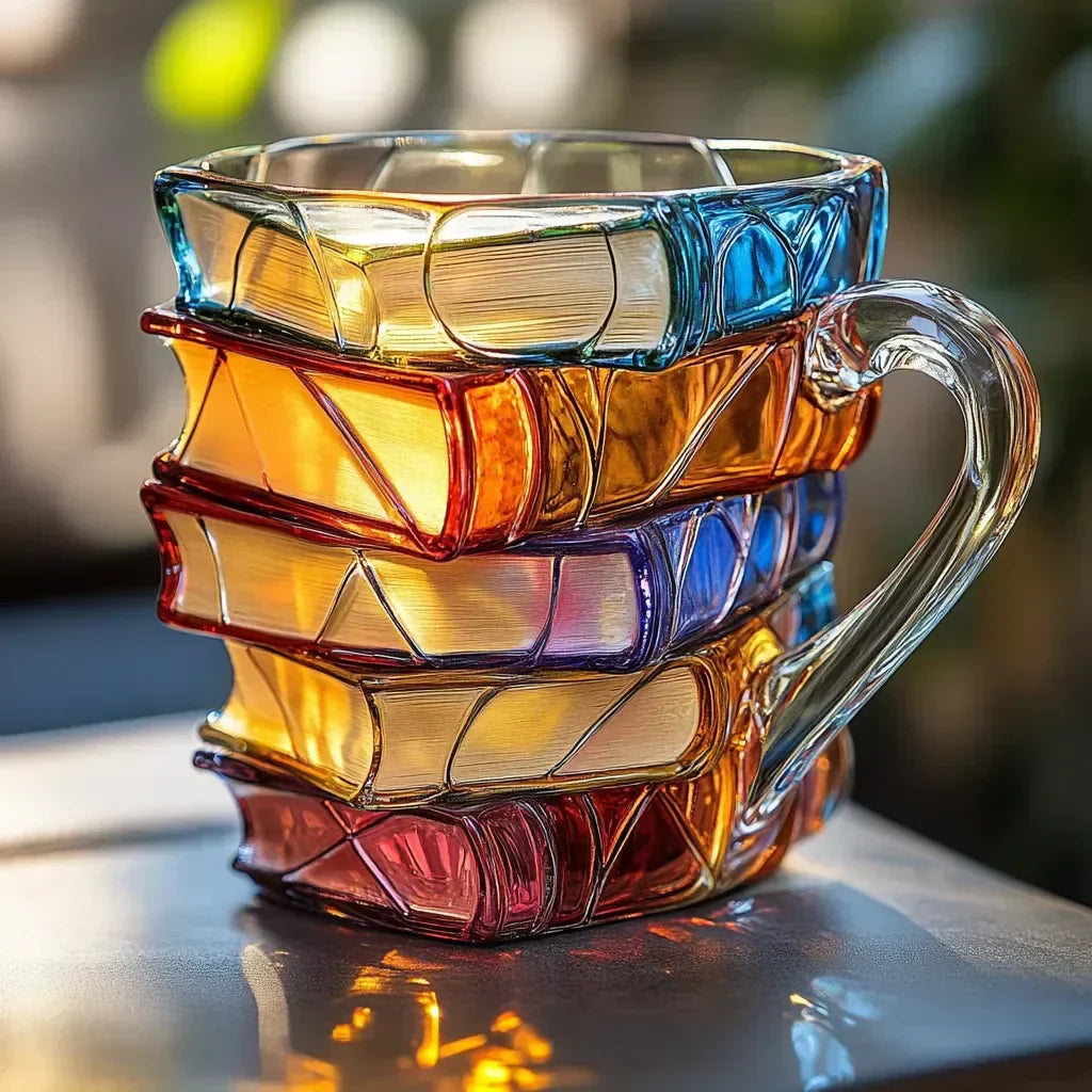 Tasse 3D Bonheur de Lecture faite à la main – originale